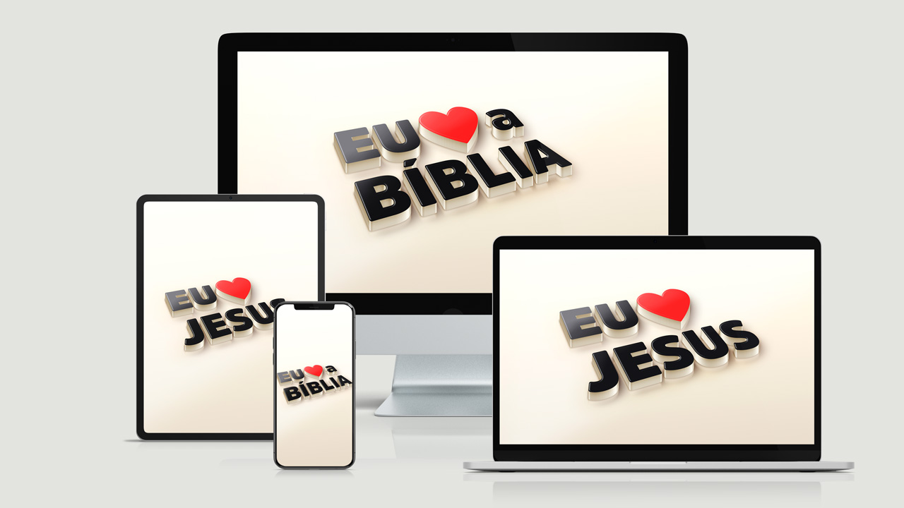 6 imagens para slides e redes sociais | Eu Amo a Bíblia | Eu Amo Jesus